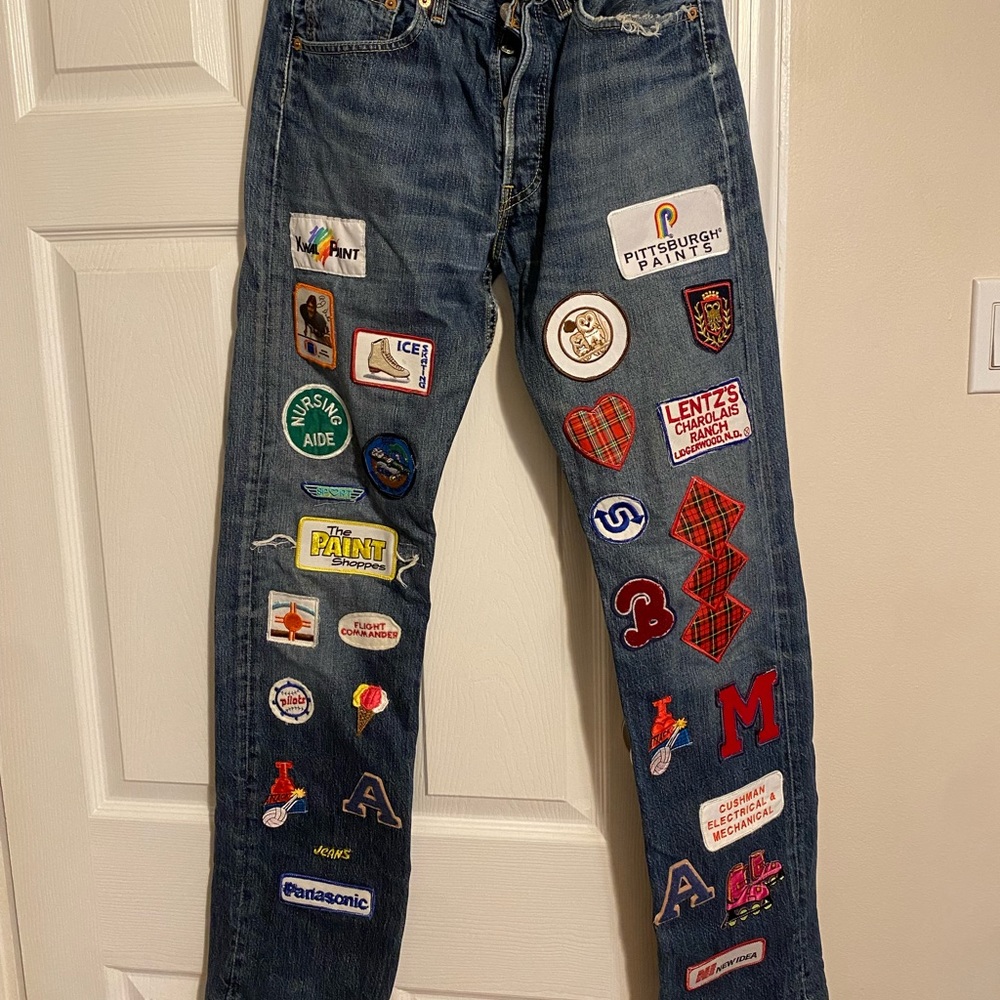 Vintage Levi’s with patches!